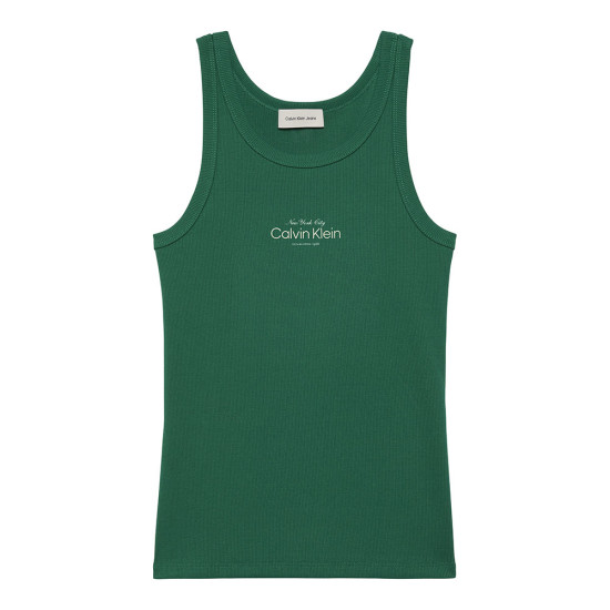 Calvin Klein Γυναικεία αμάνικη μπλούζα Slim Ribbed Cotton Tank Top